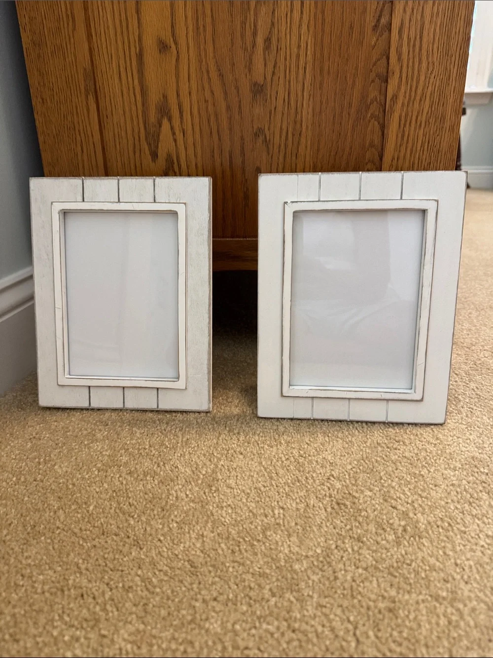 Two wood photo  “beach” frames